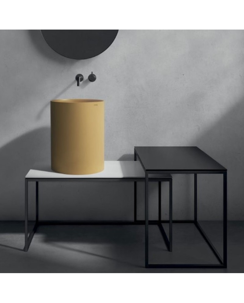 Core es un lavabo cerámico de colores de Galassia | Terracerámica Core es un lavabo cerámico de colores de Galassia | Terracerámica
