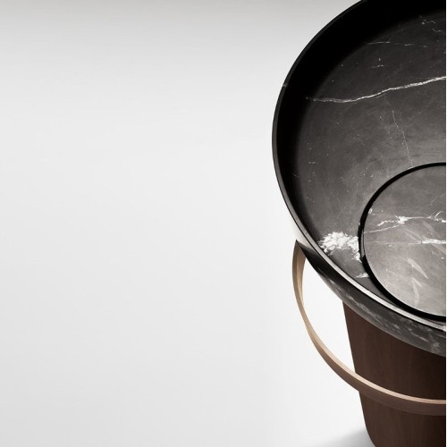 Eccentrico es un lavabo de Falper de mármol| Terracerámica