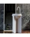Controstampo es un lavabo freestanding de Falper | Terracerámica
