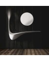 Wing es un lavabo de pared de Falper con luz | Terracerámica