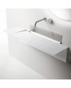 Ala es un lavabo de pared en Cristalplant de Falper | Terracerámica