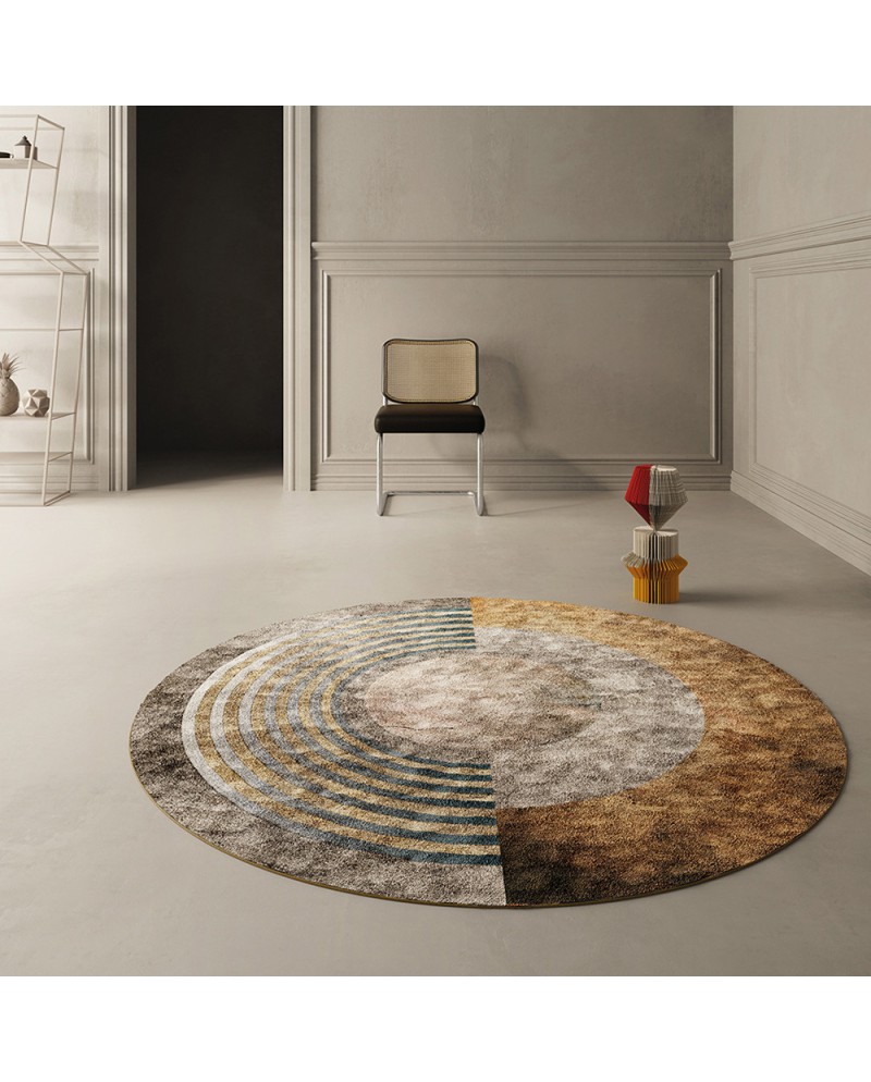 Clock es una alfombra redonda de la marca Inkiostro | Terraceramica Clock es una alfombra redonda de la marca Inkiostro | Terraceramica