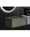Lavabo rectangular en cemento modelo Minimum de Falper | Terracerámica