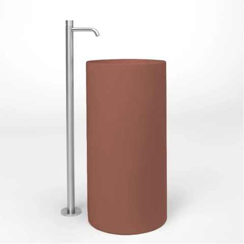 Lavabo freestanding de la marca Falper en colores | Terracerámica