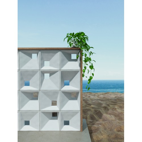 Celosía Castelo diseñada por Dsignio para Harmony | Terracerámica
