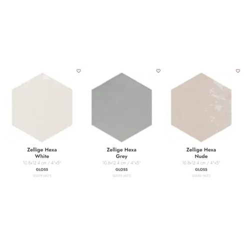 Zellige Hexa es un revestimiento de la marca Wox | Terracerámica