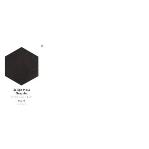 Zellige Hexa es un revestimiento de la marca Wox | Terracerámica