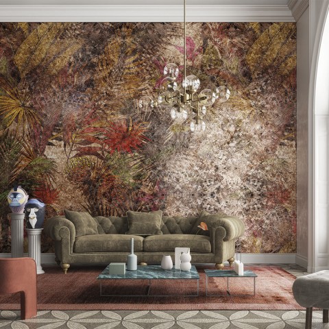 Goldenwall es un papel decorado de Inkiostro | Terracerámica