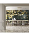 Goldenwall es un papel decorado de Inkiostro | Terracerámica