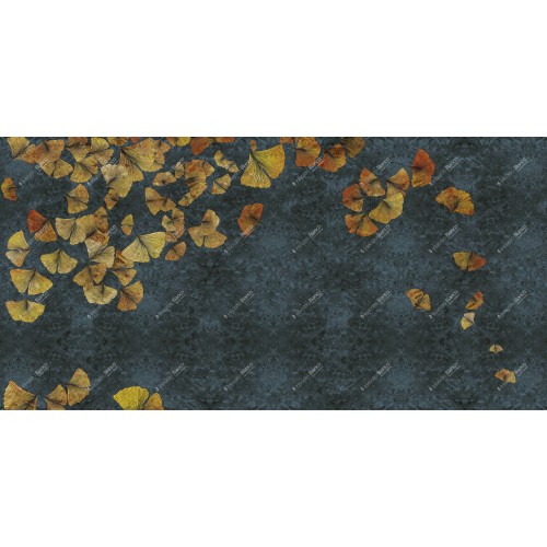 Goldenwall es un papel decorado de Inkiostro | Terracerámica