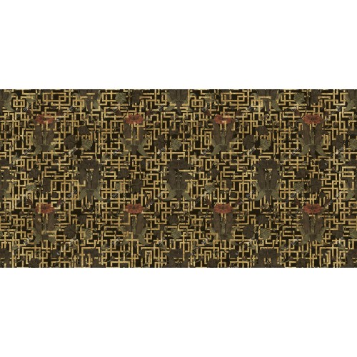 Goldenwall es un papel decorado de Inkiostro | Terracerámica