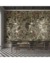 Goldenwall es un papel decorado de Inkiostro | Terracerámica