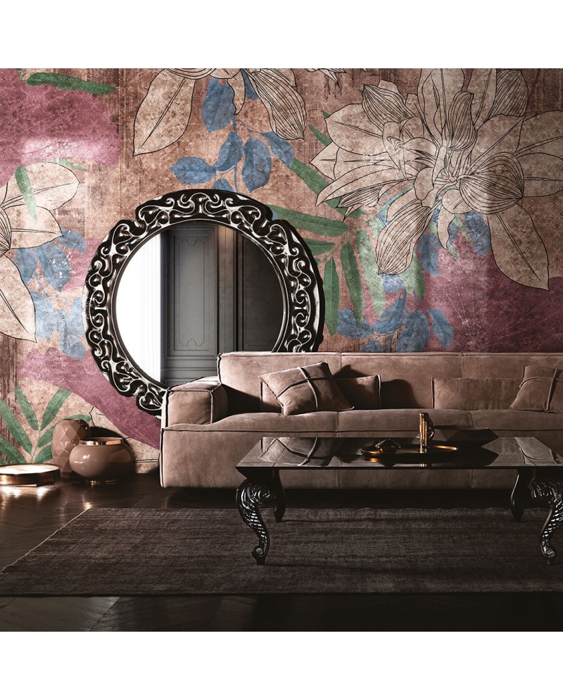 Goldenwall es un papel decorado de Inkiostro | Terracerámica Goldenwall es un papel decorado de Inkiostro | Terracerámica