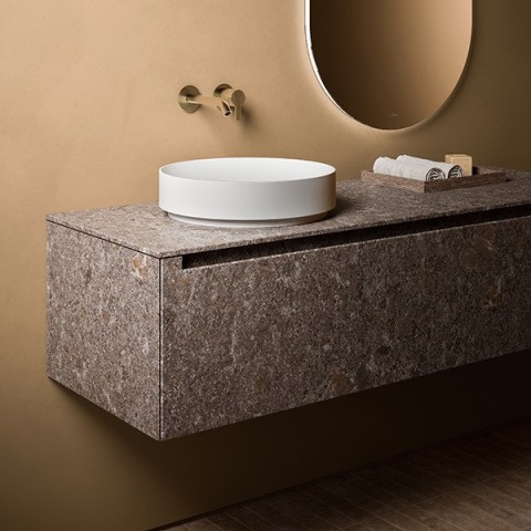 Arc es un lavabo semi-encastrado de Inbani | Terracerámica