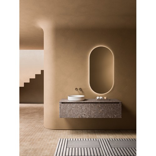 Arc es un lavabo semi-encastrado de Inbani | Terracerámica