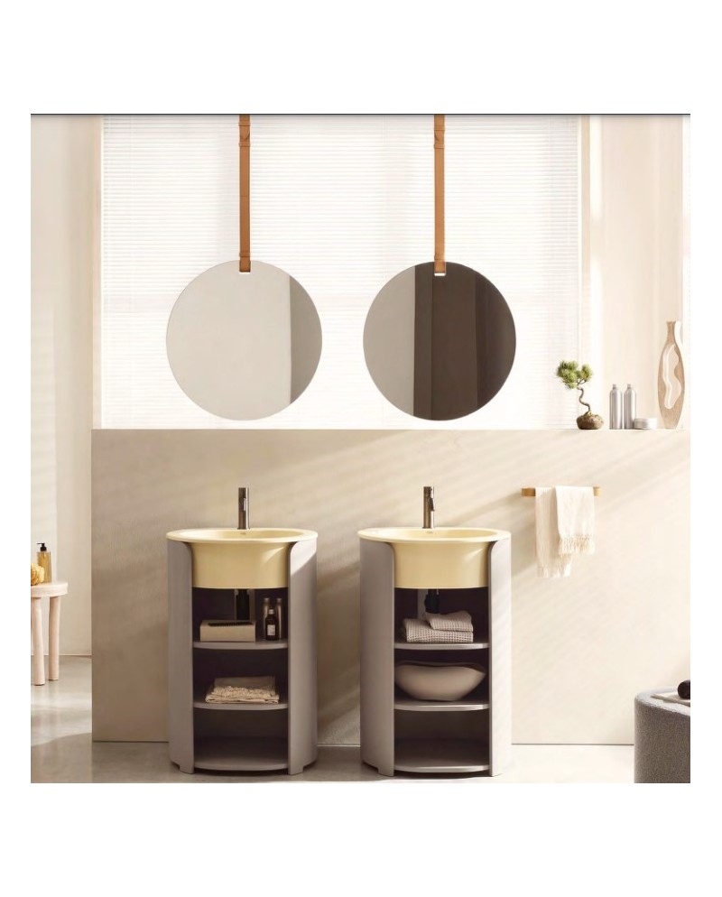 Mueble de baño con Lavabo Tibero I Catinio de Cielo | Terracerámica Mueble de baño con Lavabo Tibero I Catinio de Cielo | Terracerámica