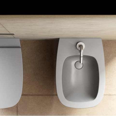 Bidet suspendido Lola de Galassia en colores | Terraceramica