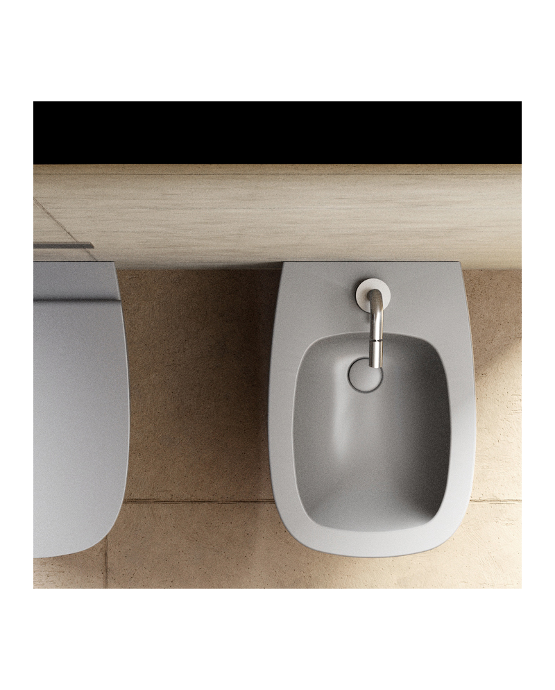 Bidet suspendido Lola de Galassia en colores | Terraceramica Bidet suspendido Lola de Galassia en colores | Terraceramica