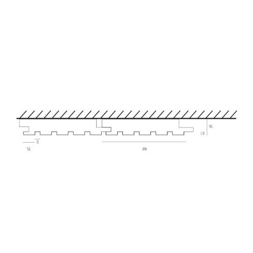 Panel decorativo de madera Forme L16 de Giacobazzi | Terracerámica
