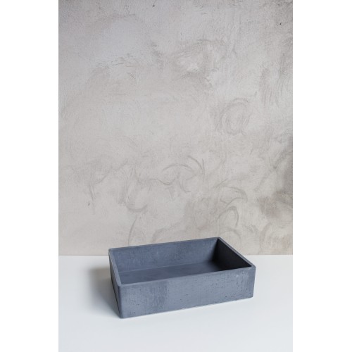 Oasis de Sira es un lavabo sobreencimera en hormigón | Terracerámica