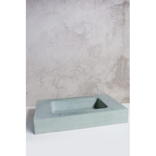 Aurora de Sira es un lavabo sobreencimera de hormigón | Terracerámica