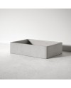 Aurora de Sira es un lavabo sobreencimera de hormigón | Terracerámica