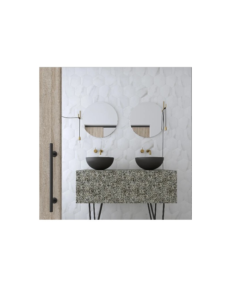 Love Affairs Calacatta Hexagon es un gres de Wow | Terracerámica Love Affairs Calacatta Hexagon es un gres de Wow | Terracerámica