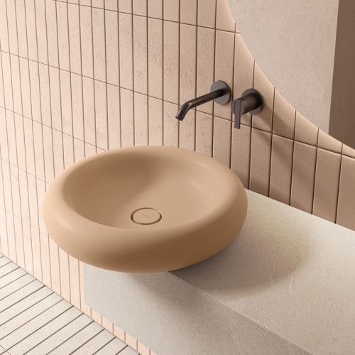 Ease de Inbani es un lavabo sobreencimera/suspendido | Terracerámica