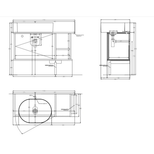 Theo de cielo, mueble en Fenix un material innovador | Terracerámica