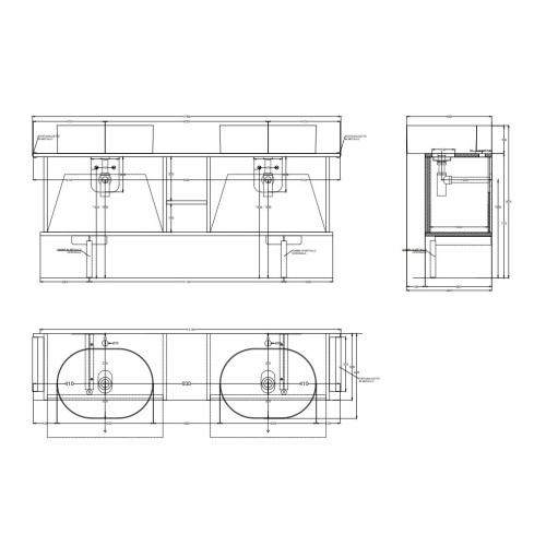 Theo175 mueble de cielo en Fenix un material innovador | Terracerámica