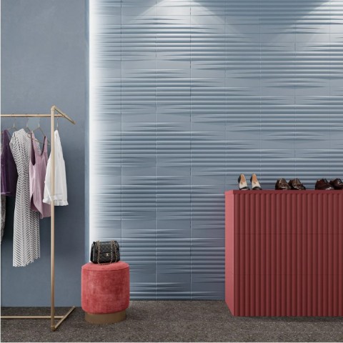 Stripes Transitios de Wow son unos azulejos en 3D | Terracerámica