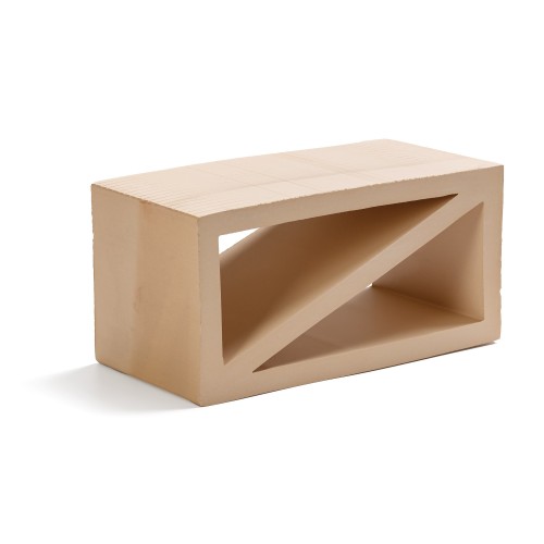 Diagonal es una celosía de terracota de colores | Terracerámica