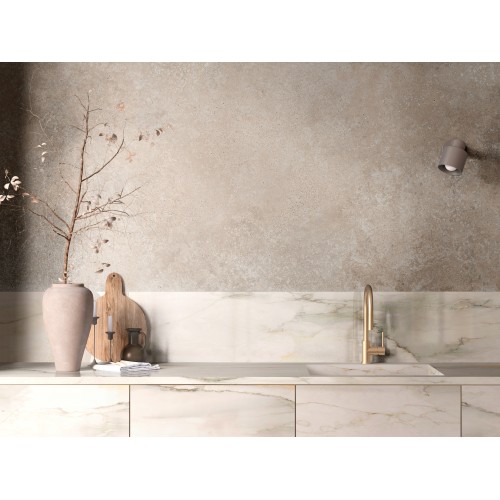 Realstone Travertino es un porcelánico de Ragno | Terracerámica