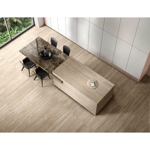 Realstone Travertino es un porcelánico de Ragno | Terracerámica