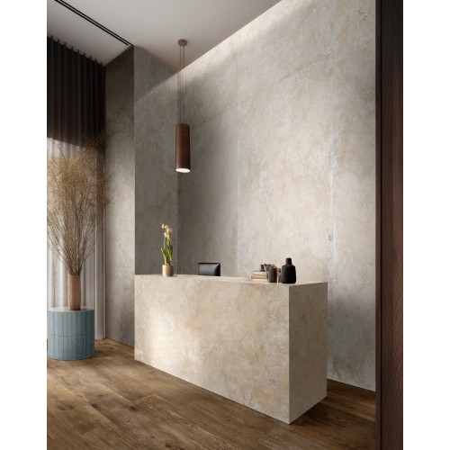 Realstone Travertino es un porcelánico de Ragno | Terracerámica