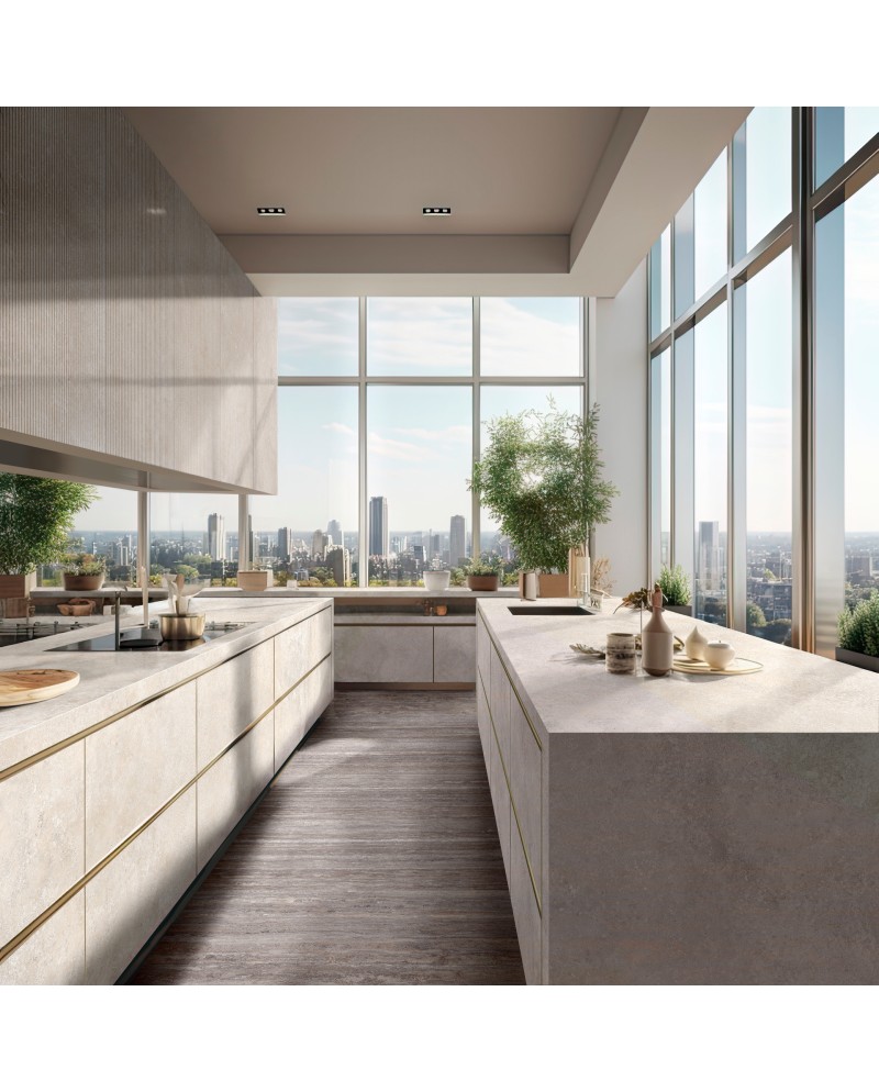 Realstone Travertino es un porcelánico de Ragno | Terracerámica