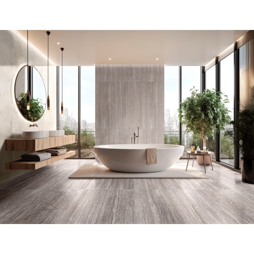 Realstone Travertino es un porcelánico de Ragno | Terracerámica