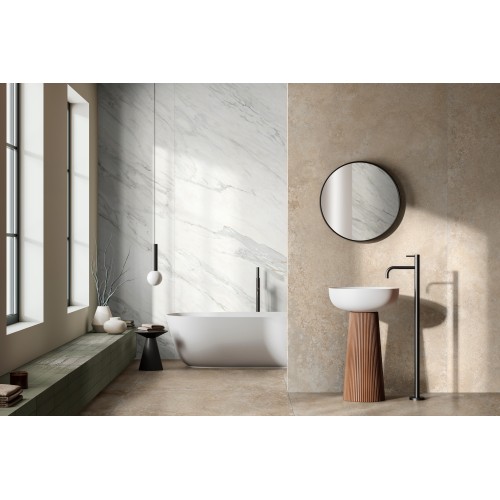 Realstone Travertino es un porcelánico de Ragno | Terracerámica