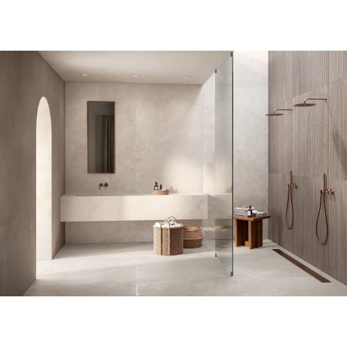Realstone Travertino es un porcelánico de Ragno | Terracerámica