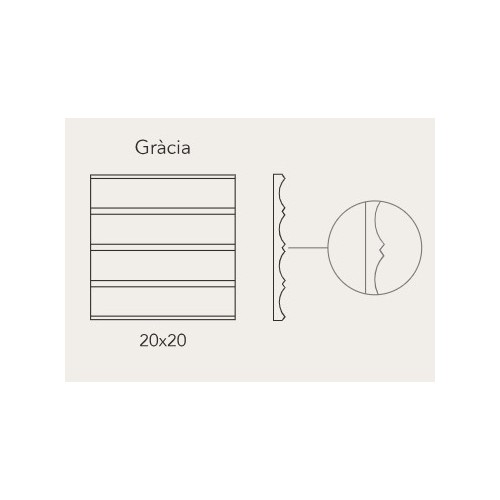 Relieve es una baldosa de terracota o vidriada | Terracerámica