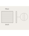 Relieve es una baldosa de terracota o vidriada | Terracerámica