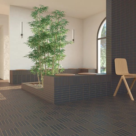 Raster Lines M es un azulejo porcelánico de Wow | Terracerámica
