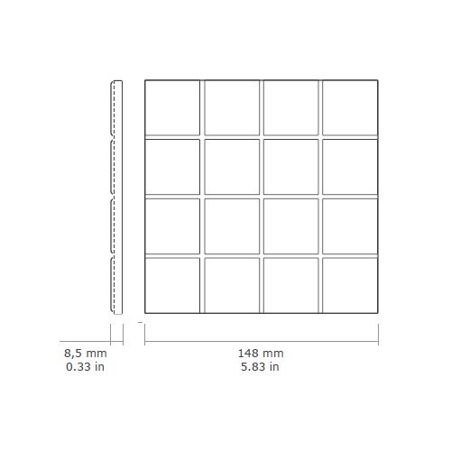 Raster Grid S es un azulejo porcelánico de Wow | Terracerámica