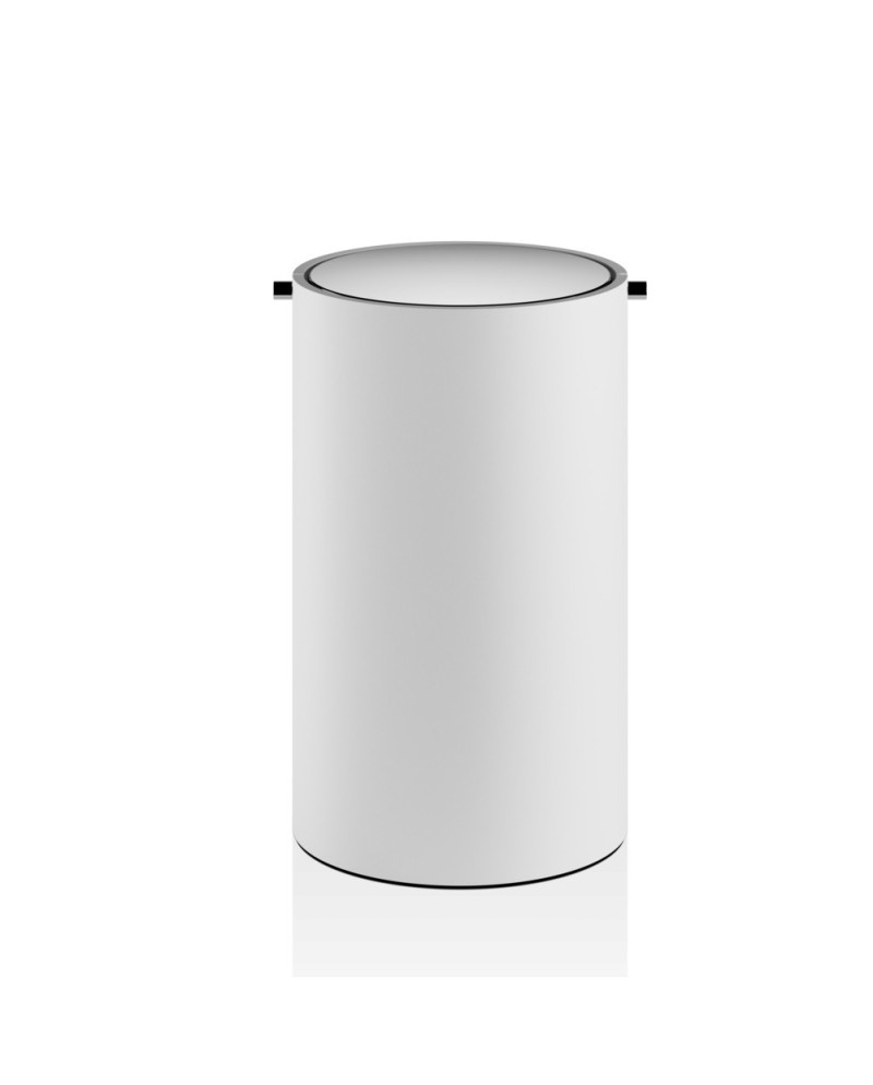 decor-walther-stone-papelera-blanco-inox-terra-ceramica decor-walther-stone-papelera-blanco-inox-terra-ceramica