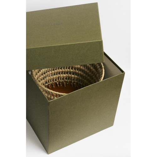 Basquet Twill es un cesto de mimbre y cerámica | Terracerámica