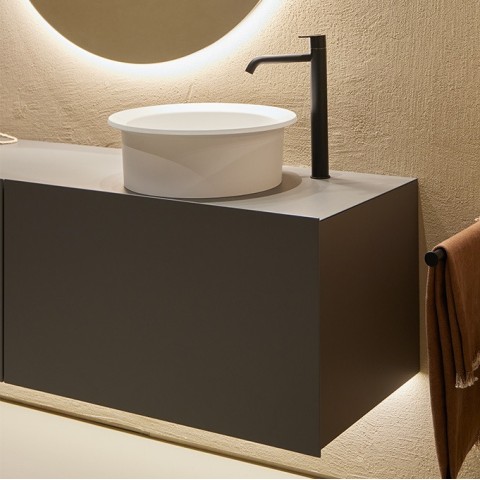 Edge15 es un lavabo sobreencimera de Inbani | Terracerámica