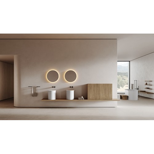Edge45 es un lavabo sobreencimera de Inbani | Terracerámica