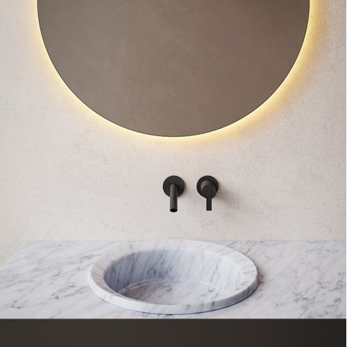 Edge45 es un lavabo semi-encastrado de Inbani | Terracerámica