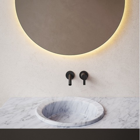 Edge45 es un lavabo semi-encastrado de Inbani | Terracerámica