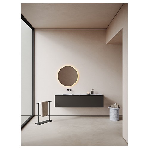 Edge45 es un lavabo semi-encastrado de Inbani | Terracerámica